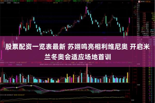 股票配资一览表最新 苏翊鸣亮相利维尼奥 开启米兰冬奥会适应场地首训
